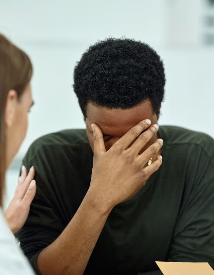 A person navigating workplace tension